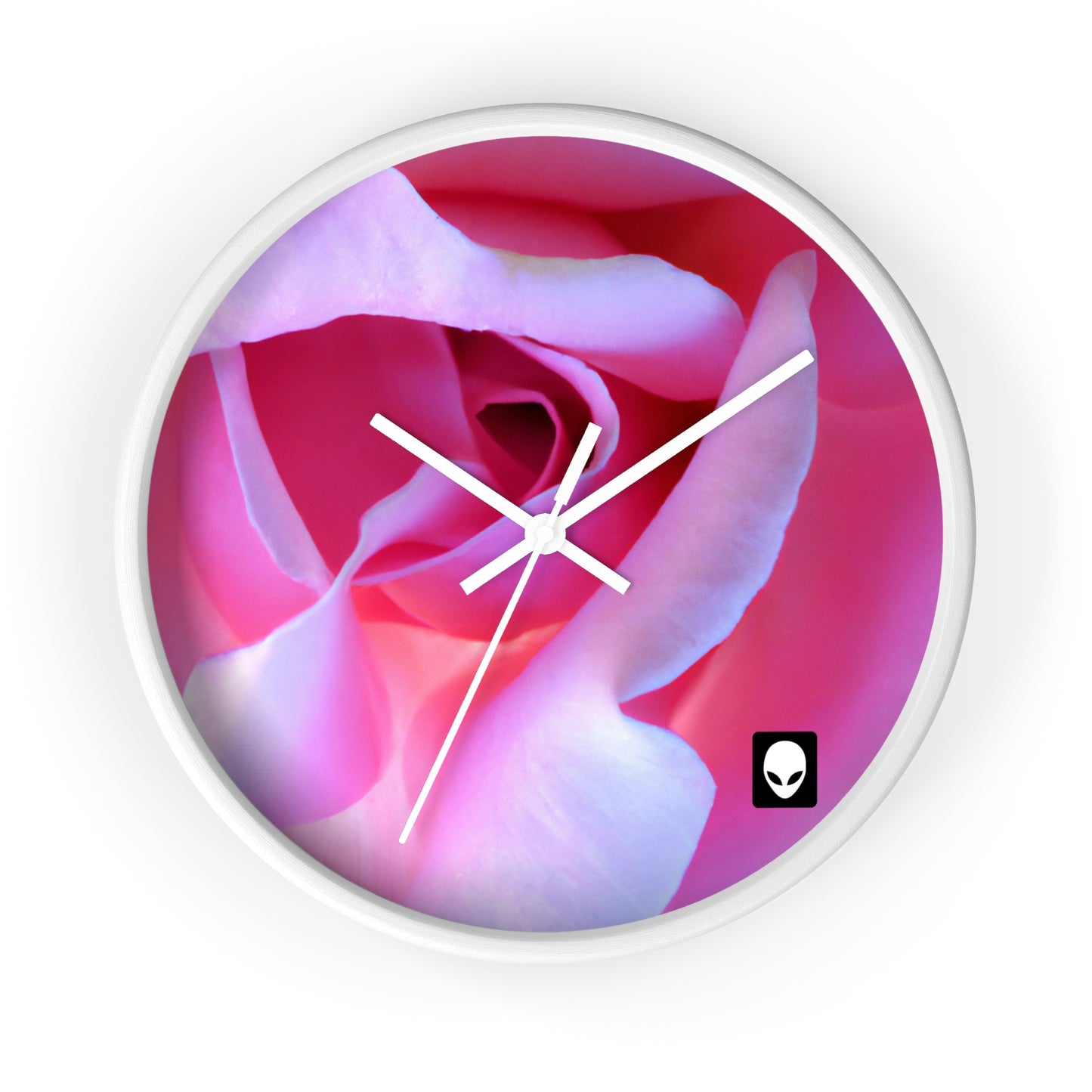 "Blissful Blooms: The Delicate Beauty of Nature" - The Alien Wall Clock