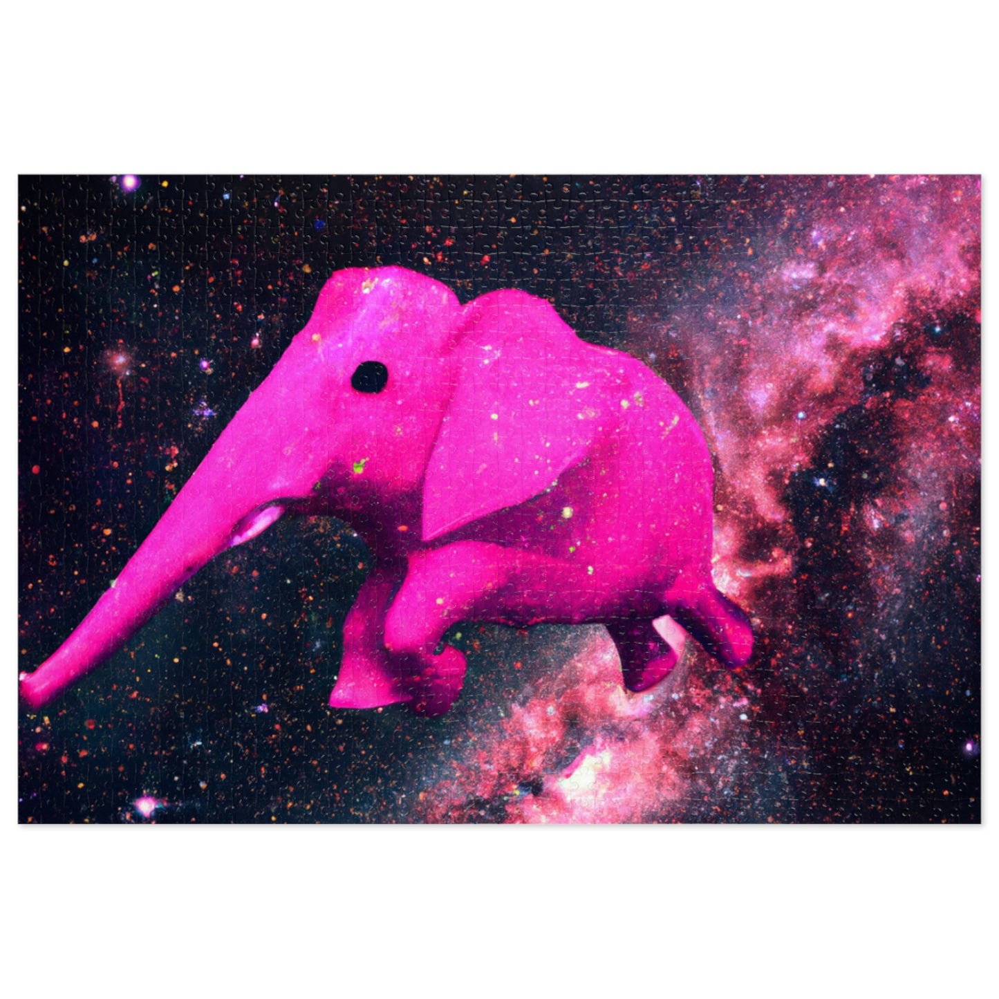 "Majestic Pinkelephant Exploration" - The Alien Jigsaw Puzzle