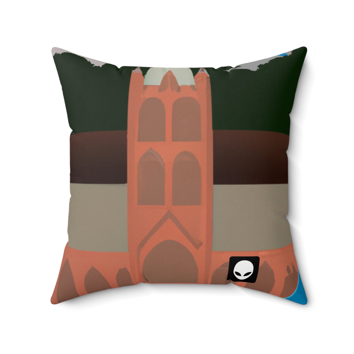 "A Moment in Time: The Art of Historical Storytelling" - The Alien Square Pillow