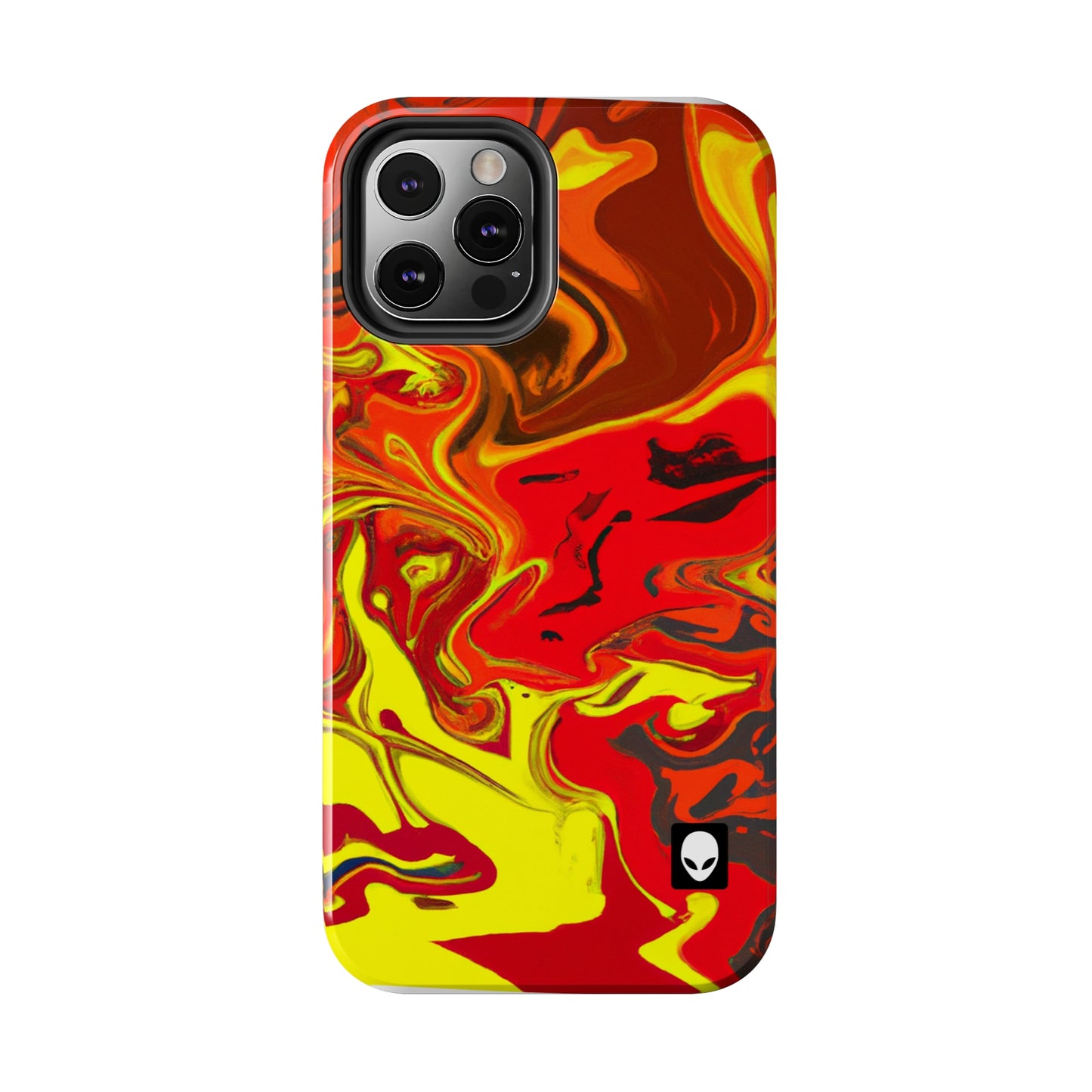 "Abstract Energy in Motion" - The Alien Tough Phone Cases