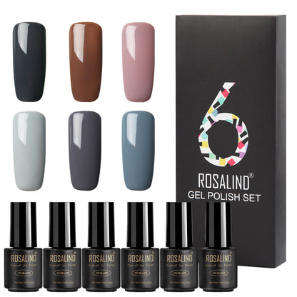 Esmalte de uñas fino 6 botellas