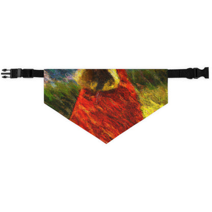 The Tattered Red Cloaked Stranger - The Alien Pet Bandana Collar