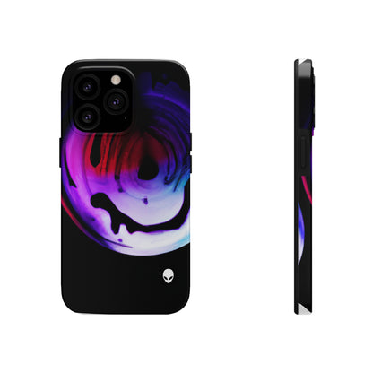 "Explorando los contrastes: una danza colorida de luminancia y aberración cromática" - The Alien Tough Phone Cases