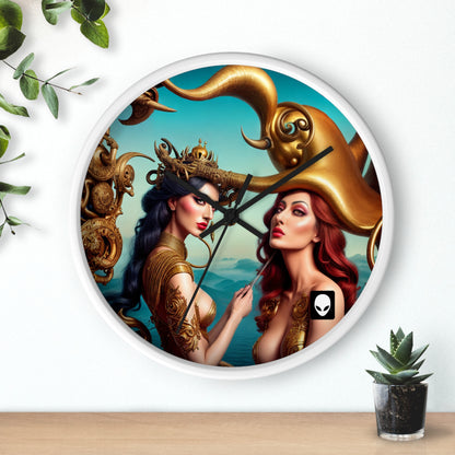 "Metaphorical Madness: An Exploration of Salvador Dali's Surreal Worlds" - The Alien Wall Clock