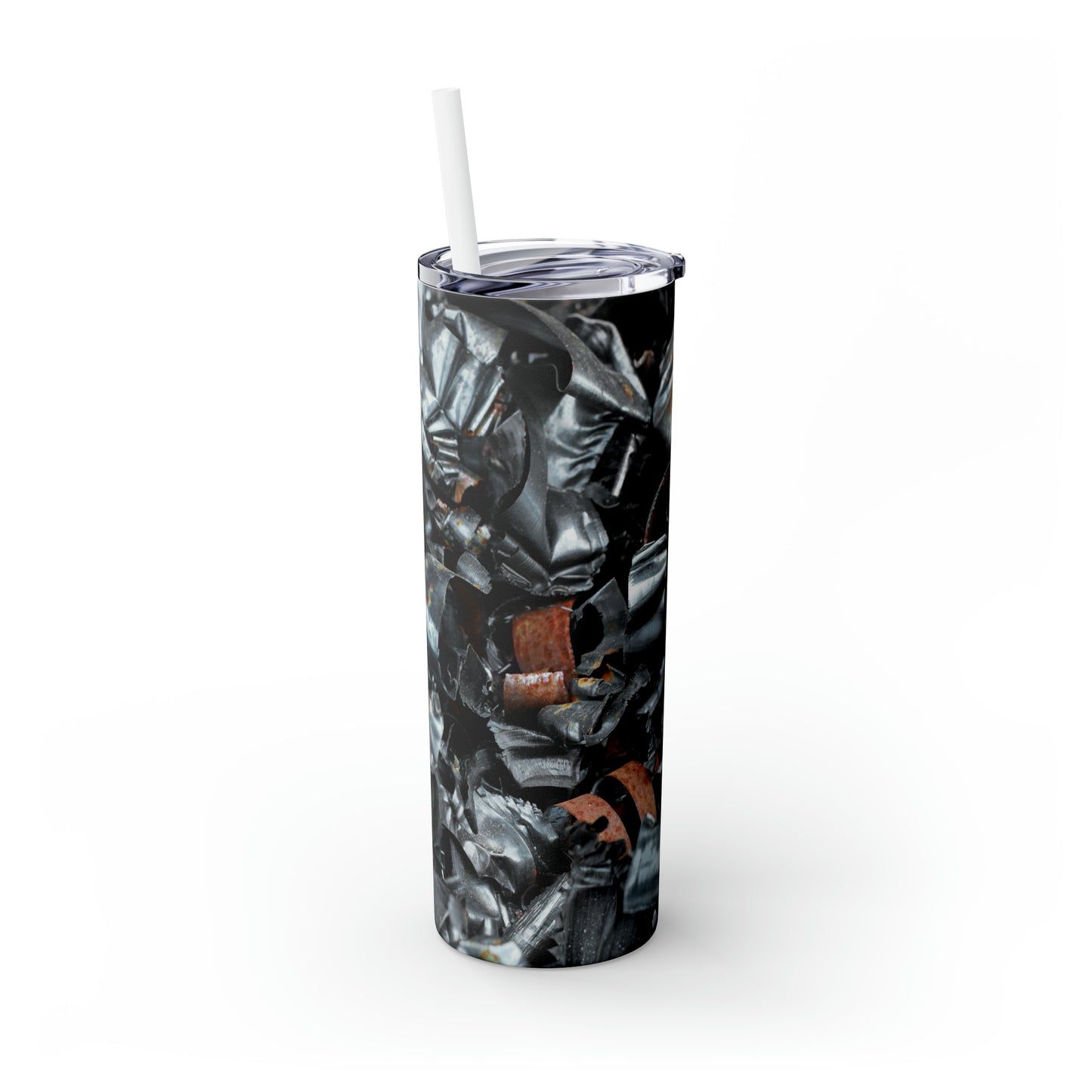 Rustic Reflections - The Alien Maars® Skinny Tumbler with Straw 20oz