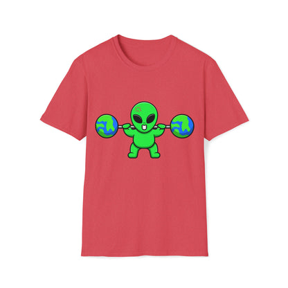 Travesía Lunar - The Alien Camiseta Softstyle Unisex