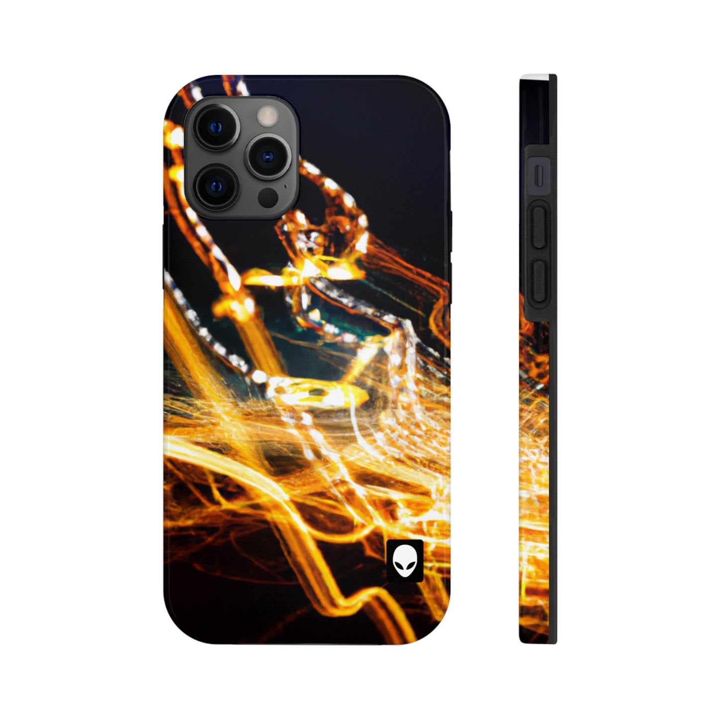 "Chaotic Disruption: An Abstract Exploration" - The Alien Tough Phone Cases