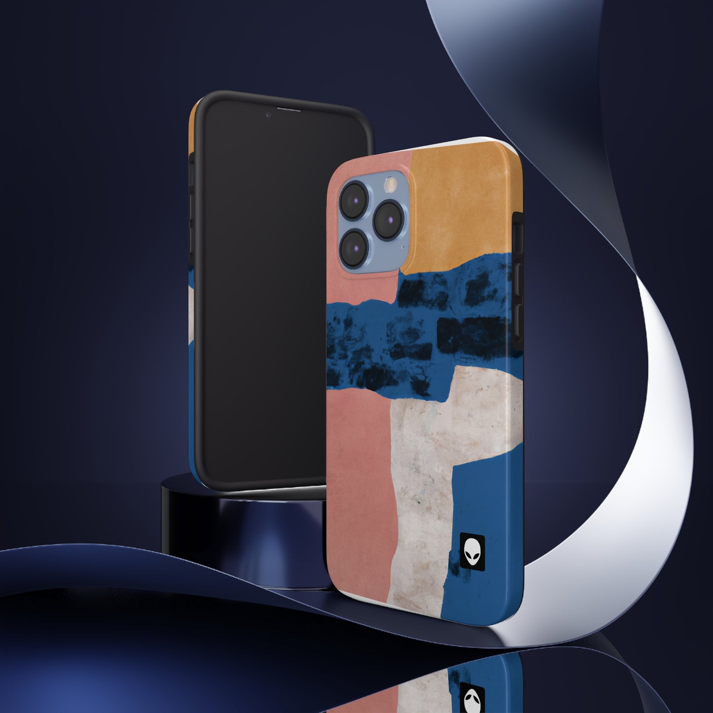 "Interacción de luces y sombras: un collage abstracto" - The Alien Tough Phone Cases