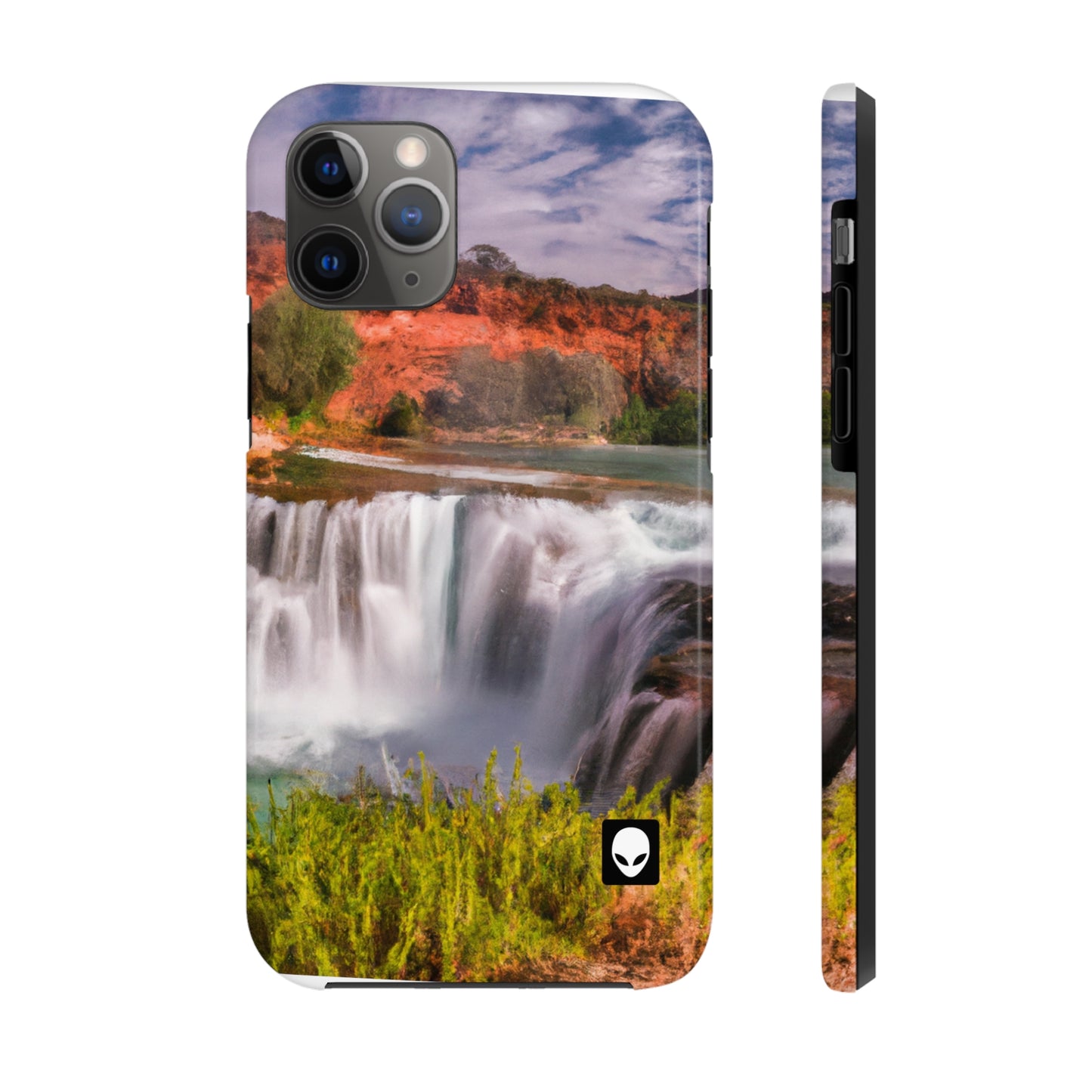 "Capturando la belleza de la naturaleza: creando un paisaje icónico en un arte vibrante" - The Alien Tough Phone Cases