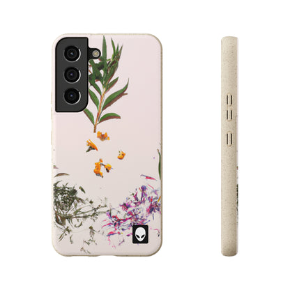 "Exploring Nature's Palette: An Experiment in Abstract Art" - The Alien Eco-friendly Cases