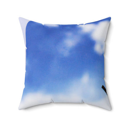 "Colors of Home: Exploring Place Through Art" - The Alien Square Pillow