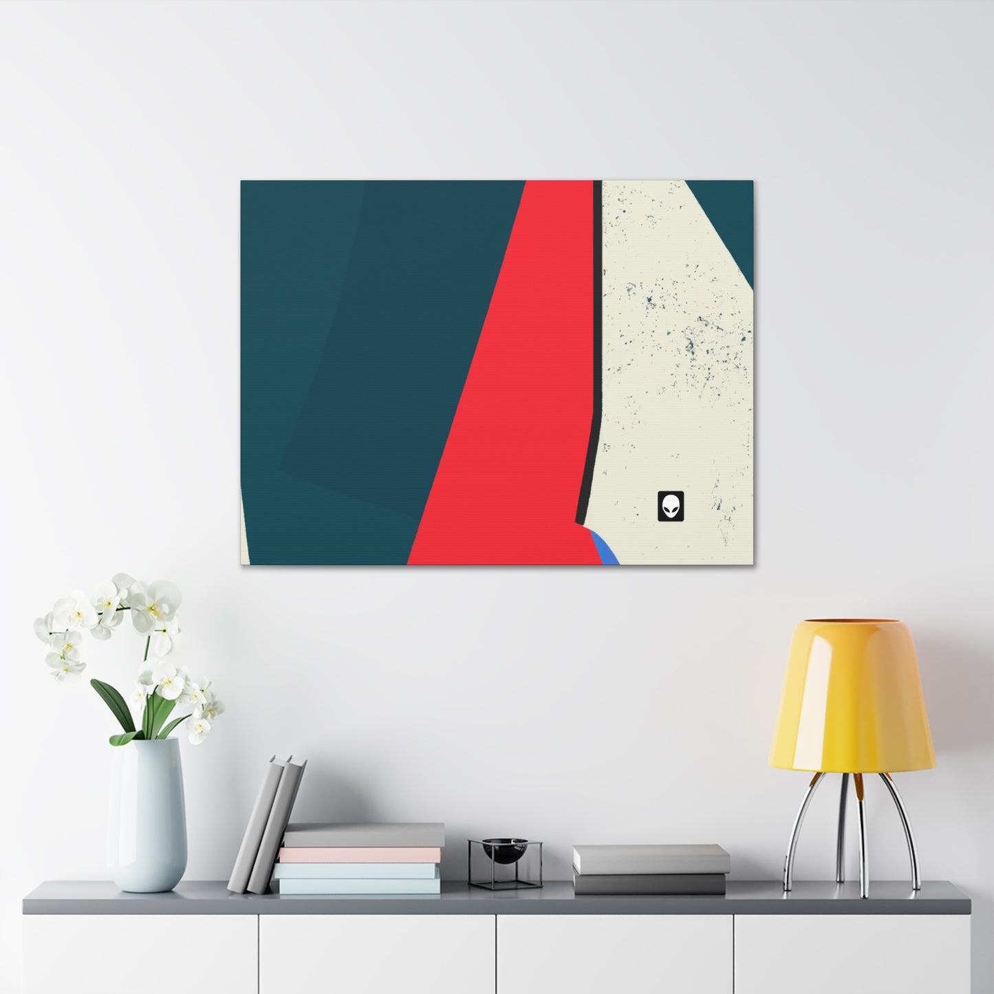 "Abstract Expressionism: Exploring Lines and Shapes" - The Alien Canva