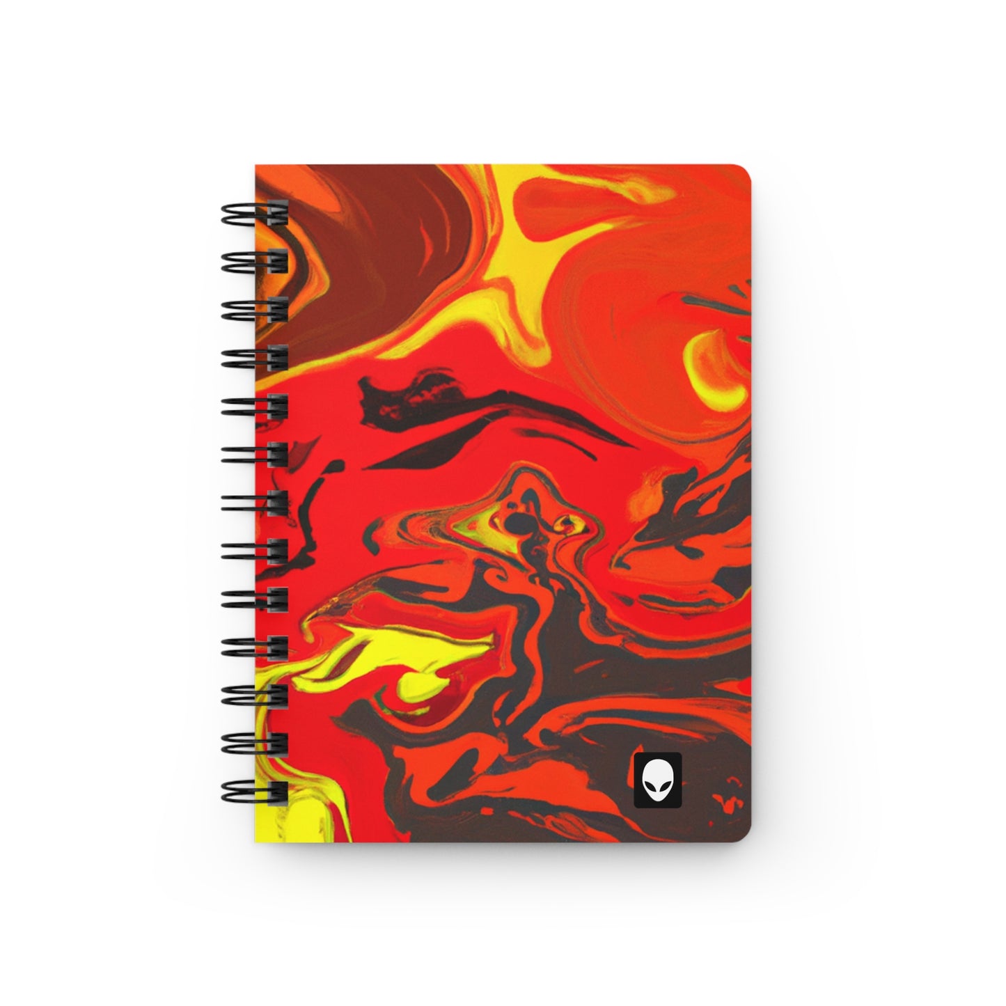 "Abstract Energy in Motion" - The Alien Spiral Bound Journal