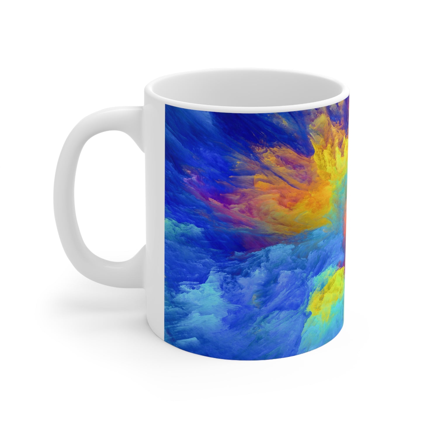 Vibrant Tangles - The Alien Ceramic Mug 11oz