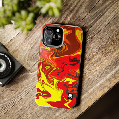 "Abstract Energy in Motion" - The Alien Tough Phone Cases