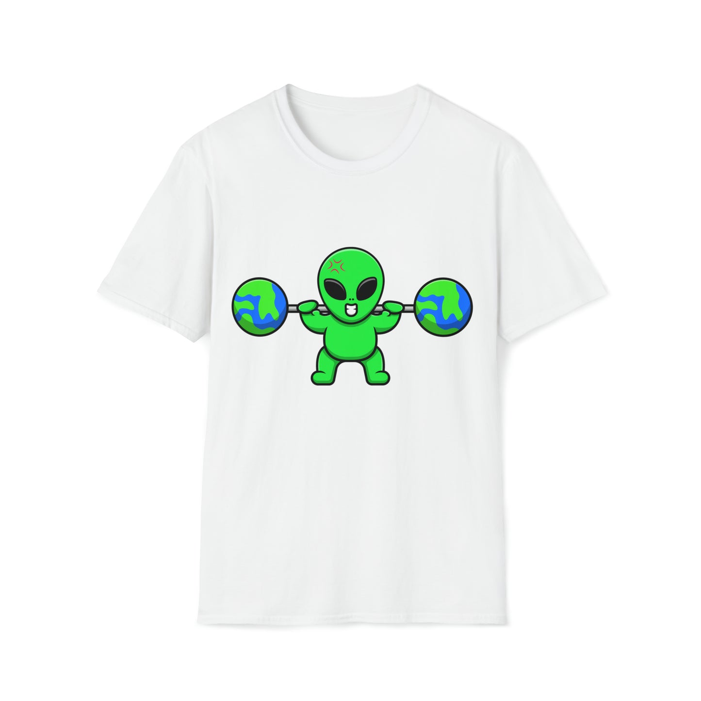 Travesía Lunar - The Alien Camiseta Softstyle Unisex