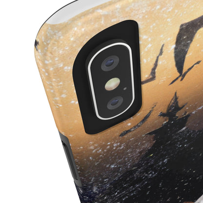 "A Tale of Storytelling Art: A Mixed Media Masterpiece" - The Alien Tough Phone Cases