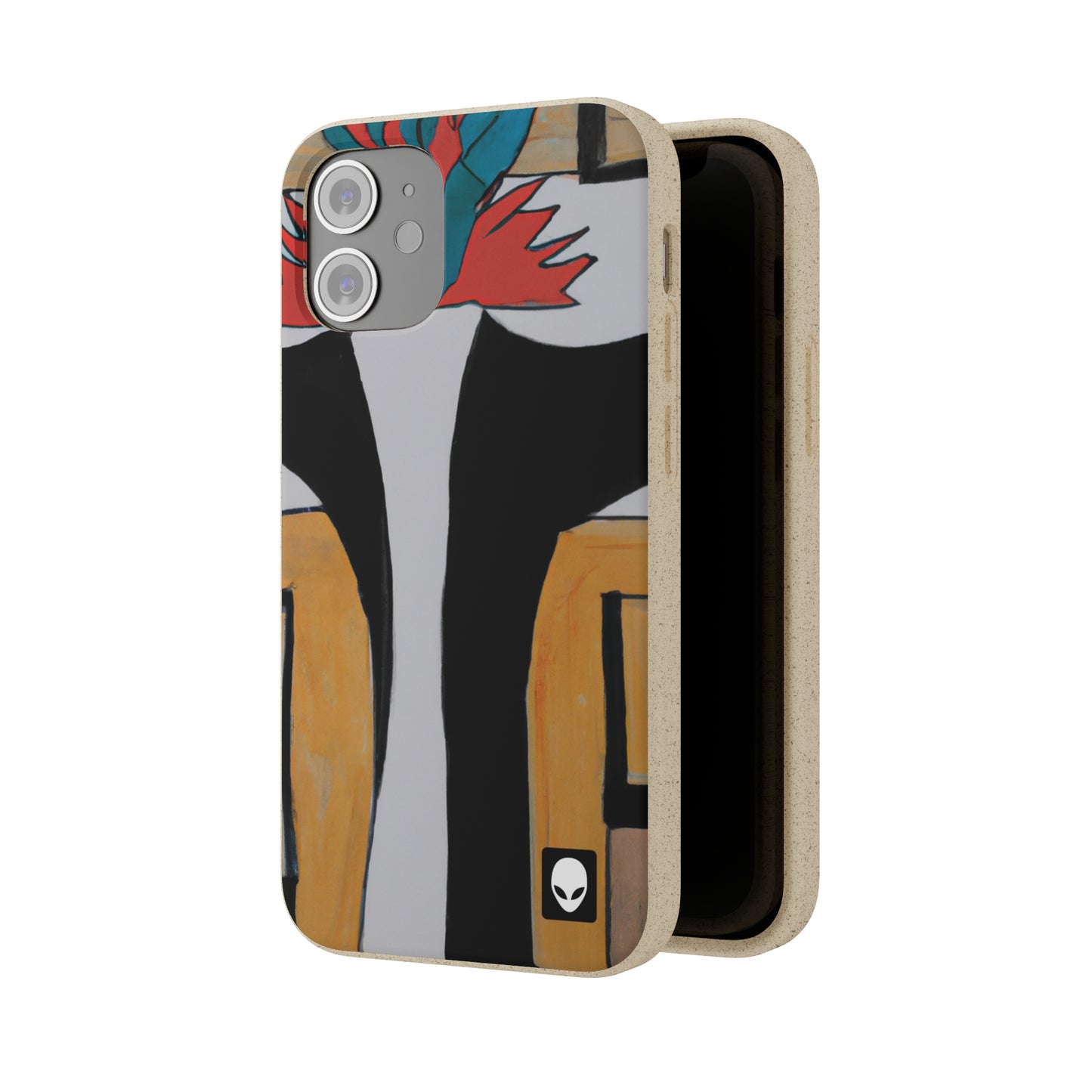 "Exploring Balance and Pattern in Abstract Art" - The Alien Eco-friendly Cases