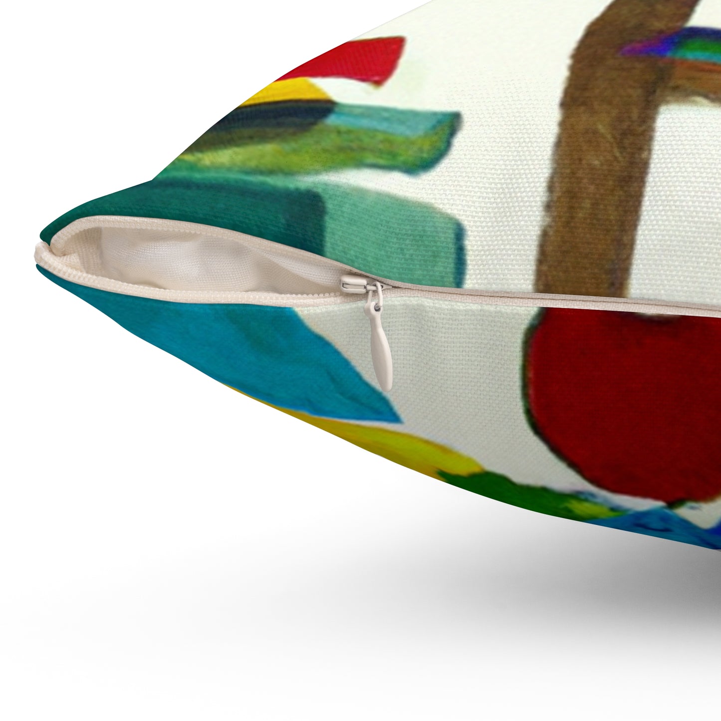 "A Fanciful Rainbow of Possibilities" - The Alien Square Pillow