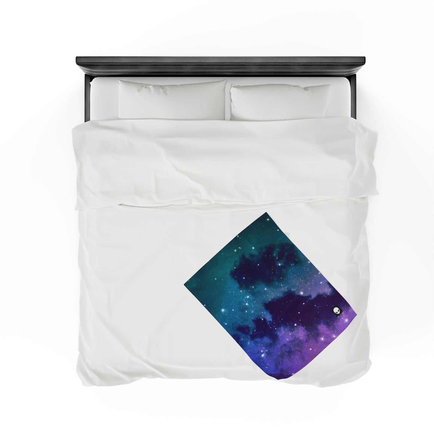 "Midnight Celestial Symphony" - The Alien Velveteen Plush Blanket