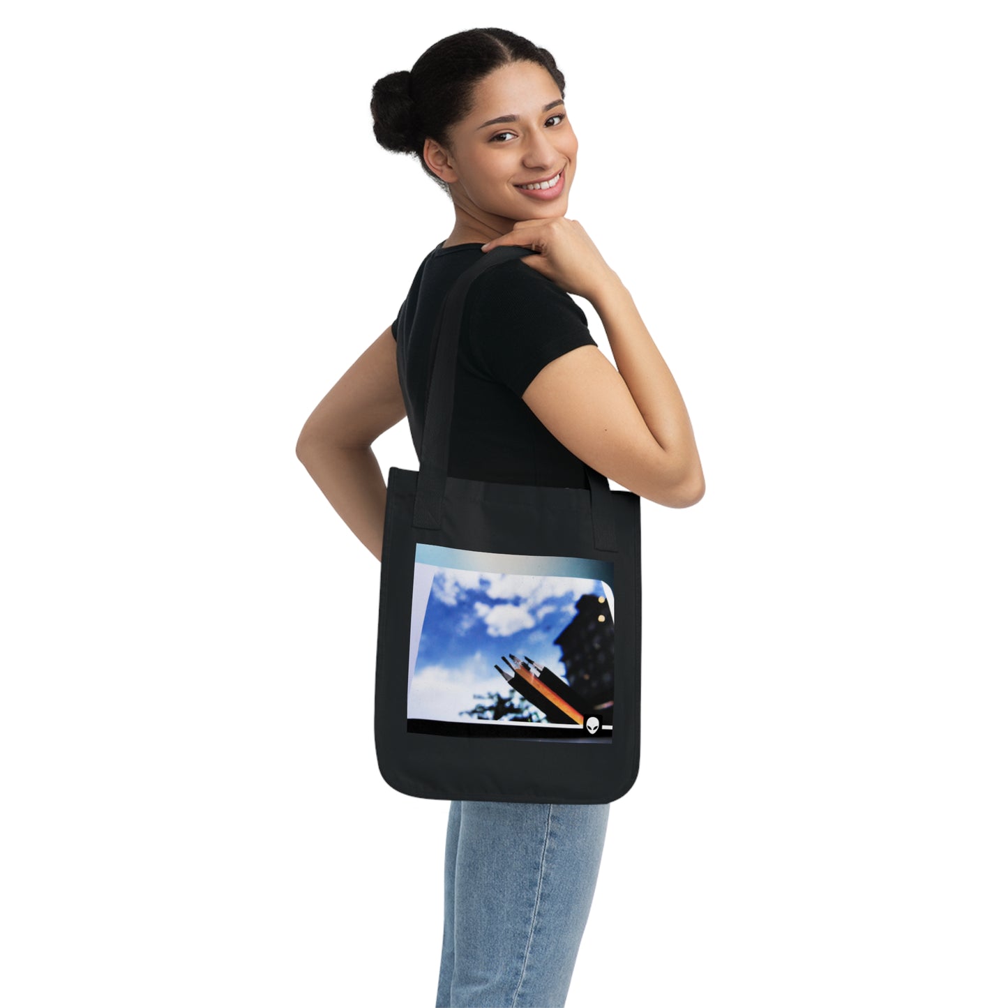 "Colors of Home: Exploring Place Through Art" - The Alien Eco-friendly Tote Bag