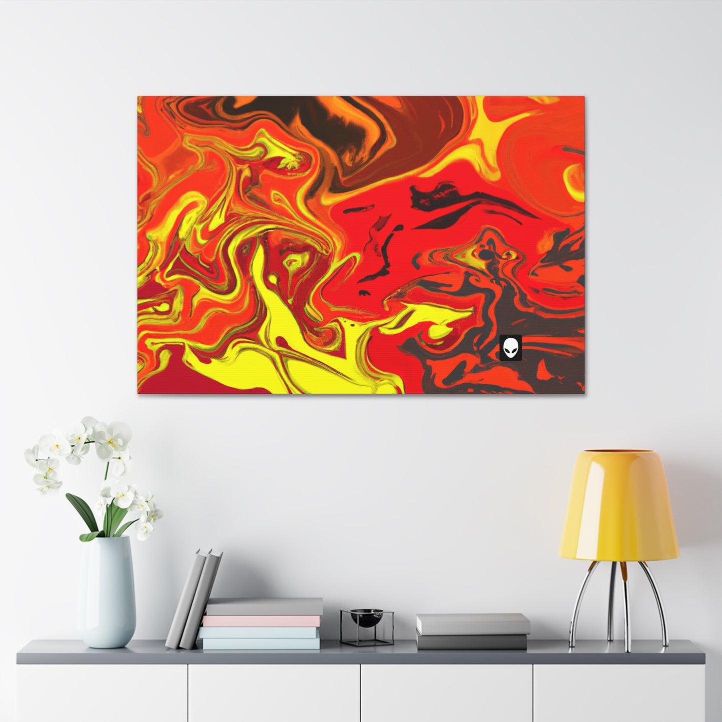 "Abstract Energy in Motion" - The Alien Canva