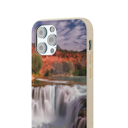 "Capturing Nature's Beauty: Crafting an Iconic Landscape in Vibrant Art" - The Alien Eco-friendly Cases