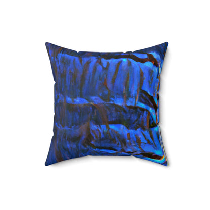 "Divisiones eléctricas en los cielos" - The Alien Square Pillow