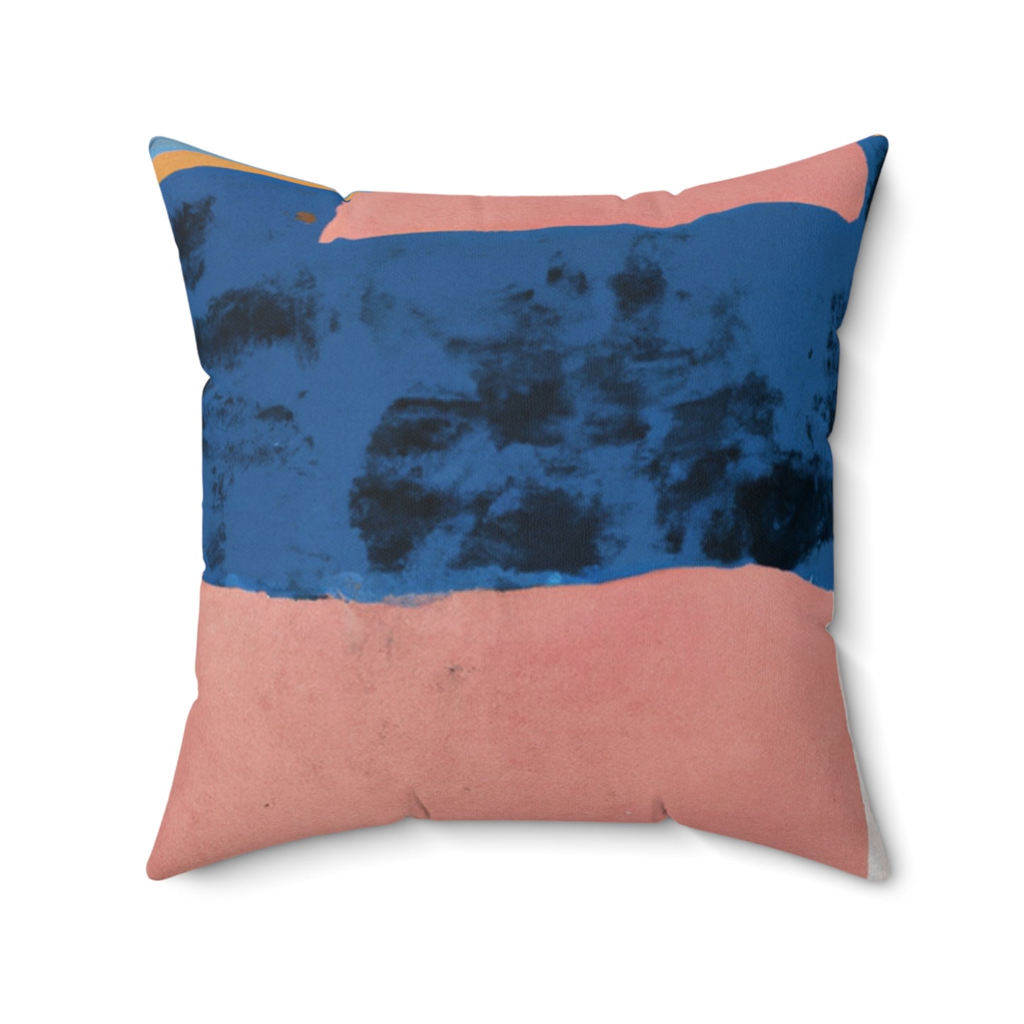 "Interacción de luces y sombras: un collage abstracto" - The Alien Square Pillow