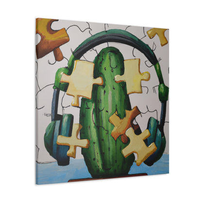 "Cactified Puzzle Time" - The Alien Canva