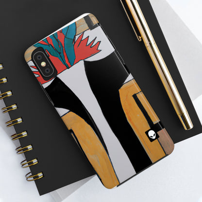 "Exploring Balance and Pattern in Abstract Art" - The Alien Tough Phone Cases