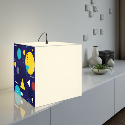 "Geometric Fusion: Bringing Your Vision to Colorful Life" - The Alien Light Cube Lamp