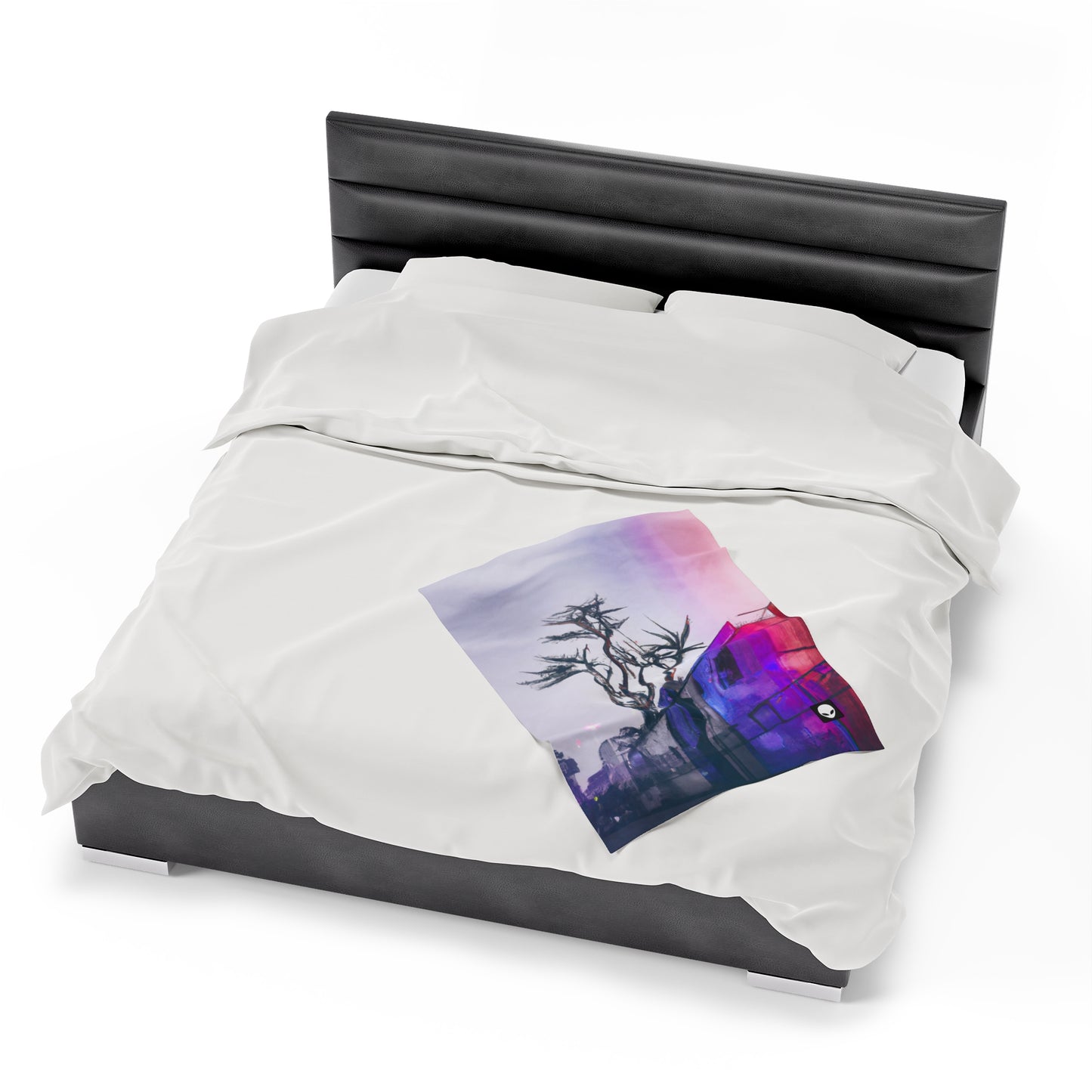 "Exploring Photographs in Color" - The Alien Velveteen Plush Blanket