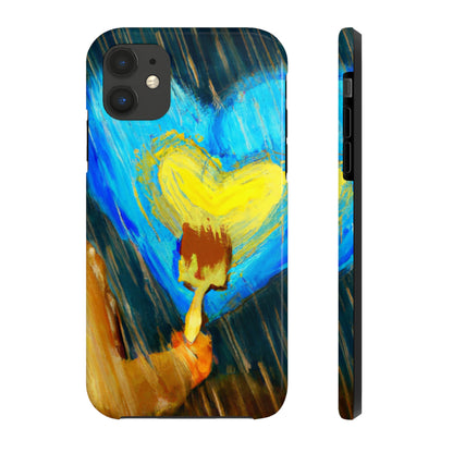 "Life-size Love in a Stormy Sky" - The Alien Tough Phone Cases