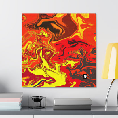 "Abstract Energy in Motion" - The Alien Canva