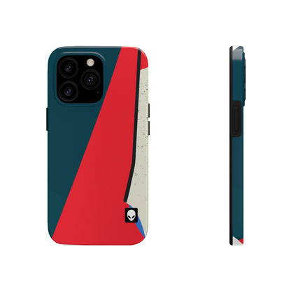 "Abstract Expressionism: Exploring Lines and Shapes" - The Alien Tough Phone Cases