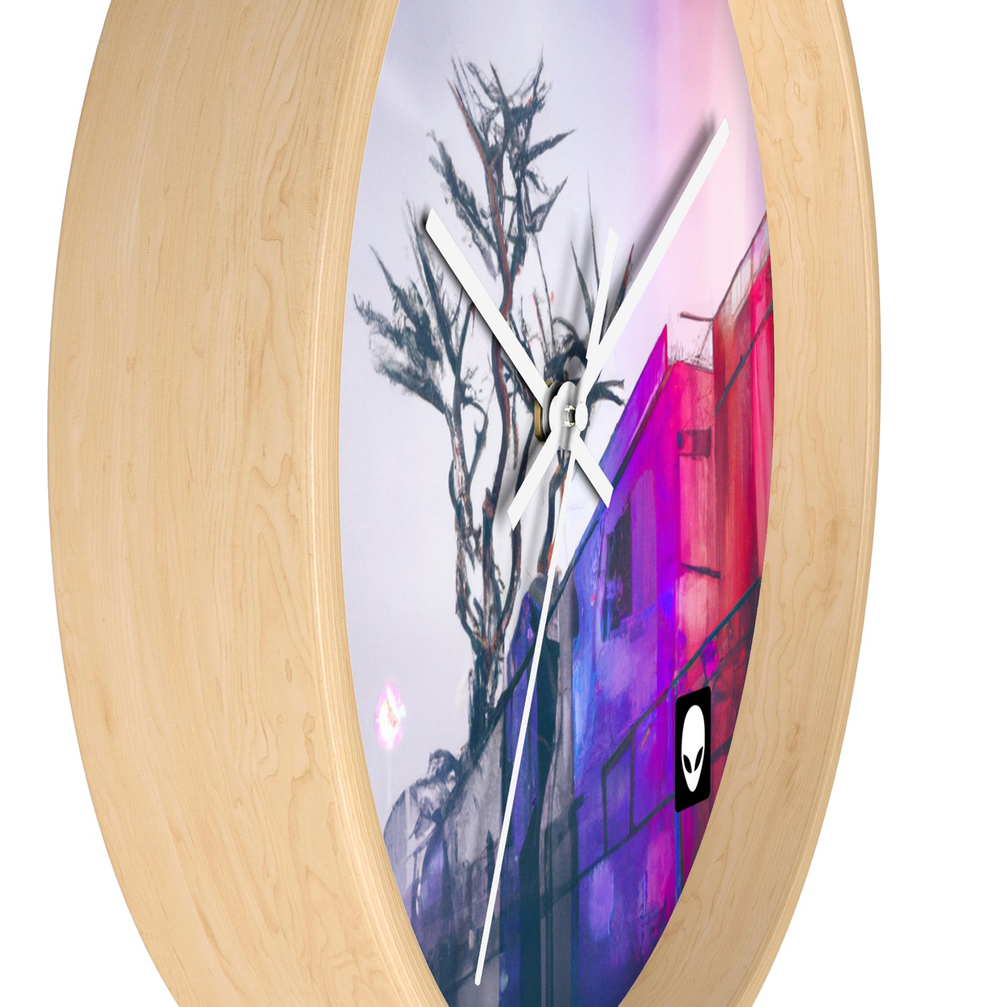 "Exploring Photographs in Color" - The Alien Wall Clock