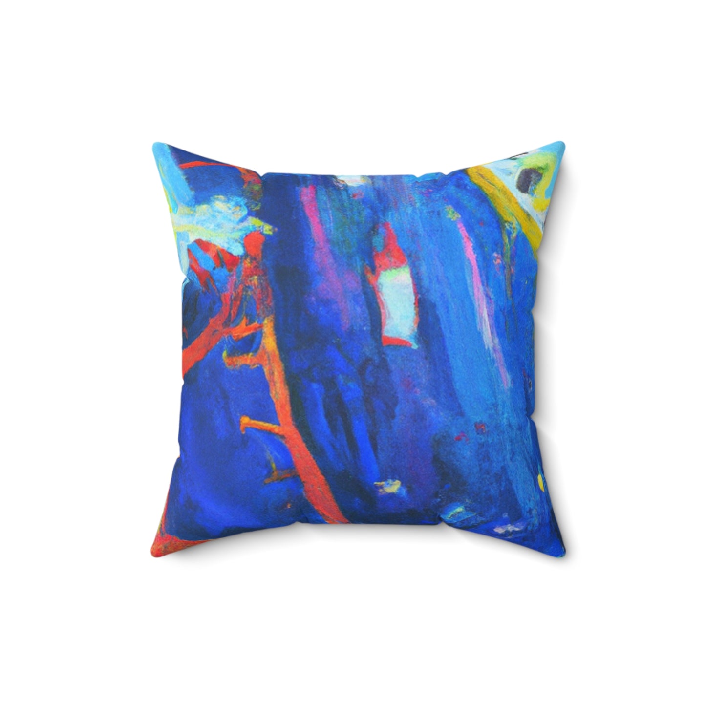 "A Passage Through the Ages" - The Alien Square Pillow