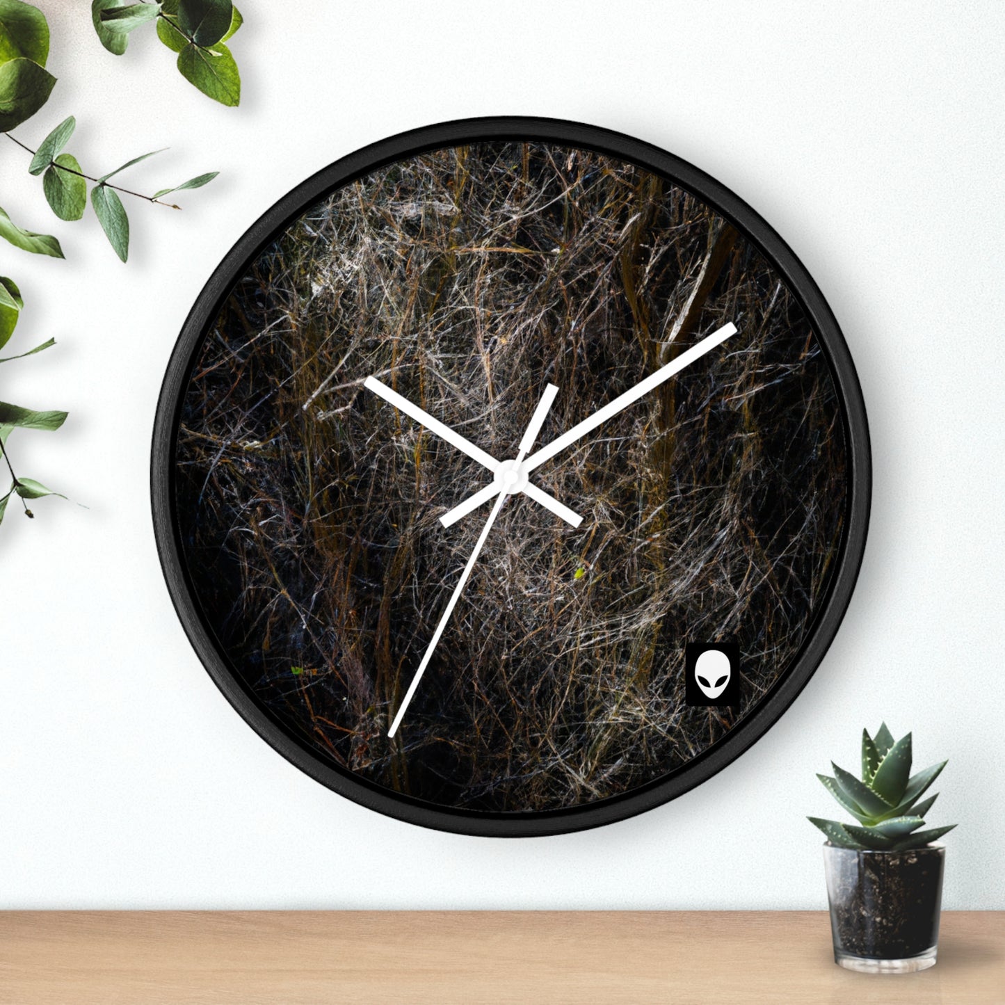 "A Glimpse of Nature's Glory" - The Alien Wall Clock