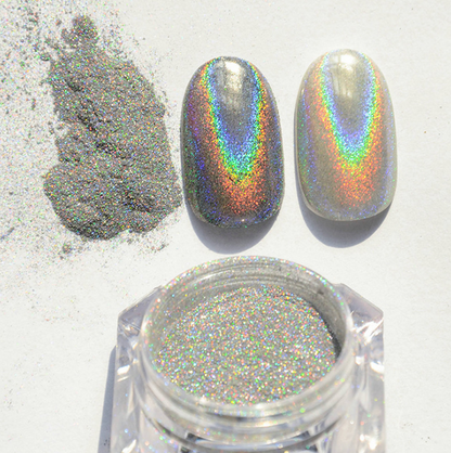 Nagel-Regenbogen-Puder, Laser-Spiegelpulver