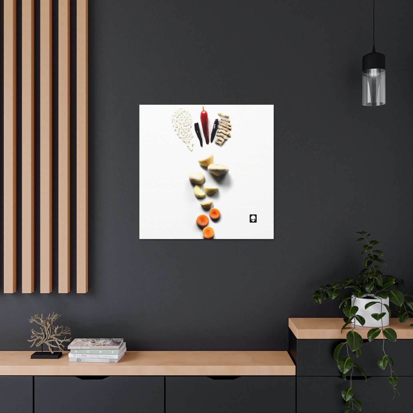 "Cooking Up Creativity: DIY Kitchen Art" - The Alien Canva