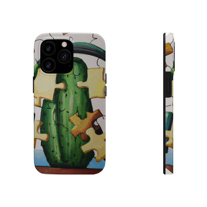 "Cactified Puzzle Time" - The Alien Tough Phone Cases