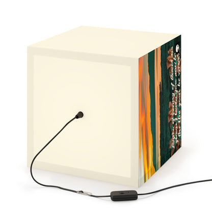 "Inspirational Visions: A Visual Exploration of Motivating Ideas" - The Alien Light Cube Lamp