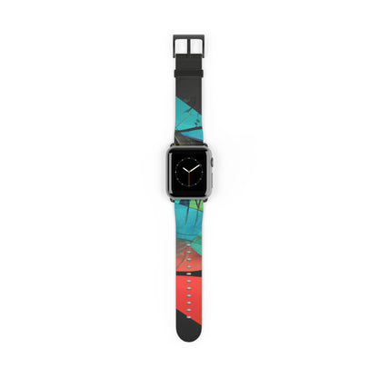 „Illusionary Perspective: A Colorful Dance of Light“ – Das Alien-Uhrenarmband für die Apple Watch