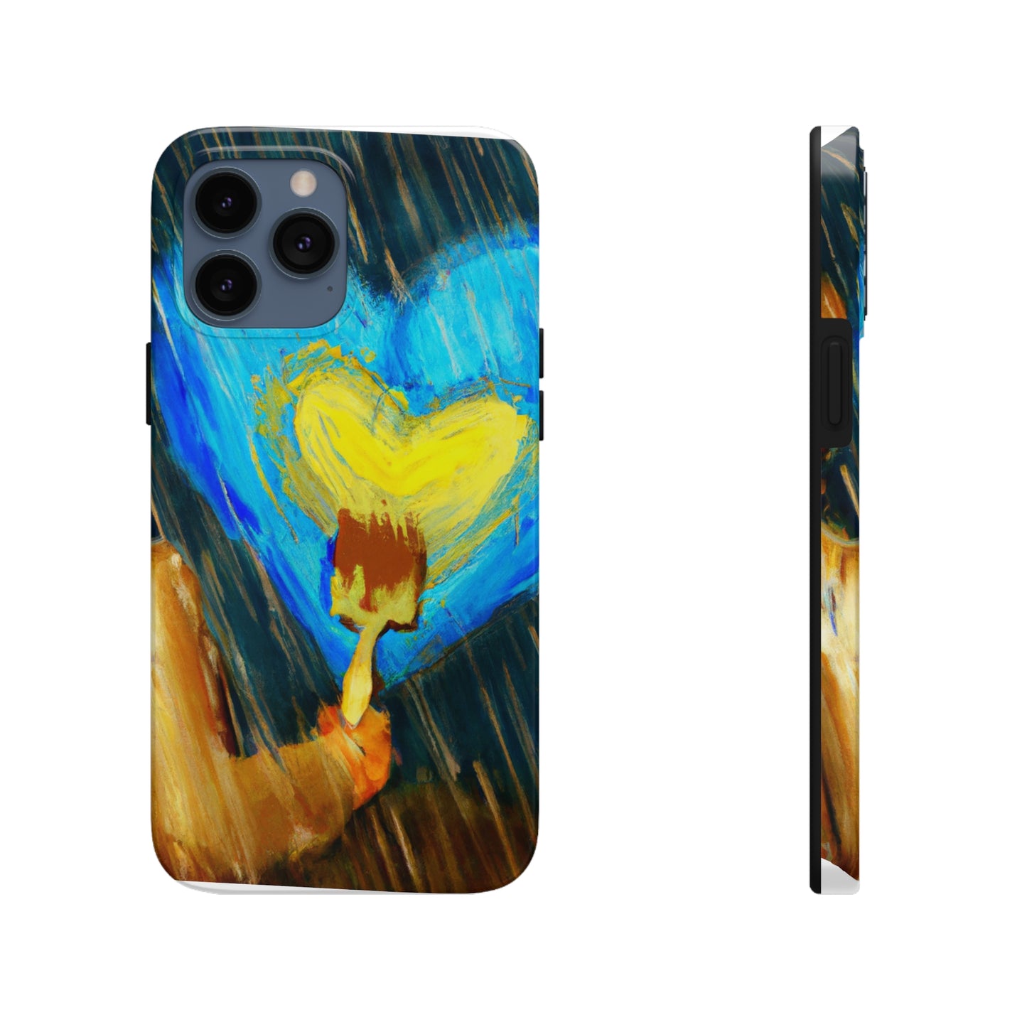 "Life-size Love in a Stormy Sky" - The Alien Tough Phone Cases