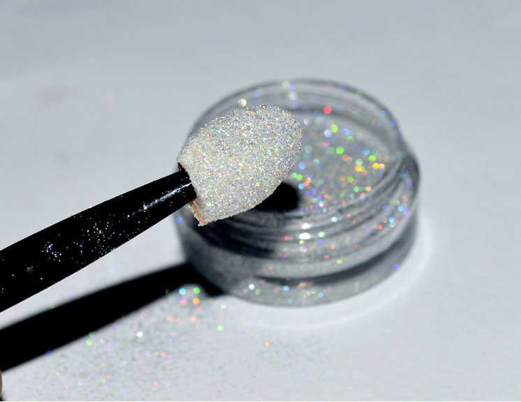 Nagel-Regenbogen-Puder, Laser-Spiegelpulver