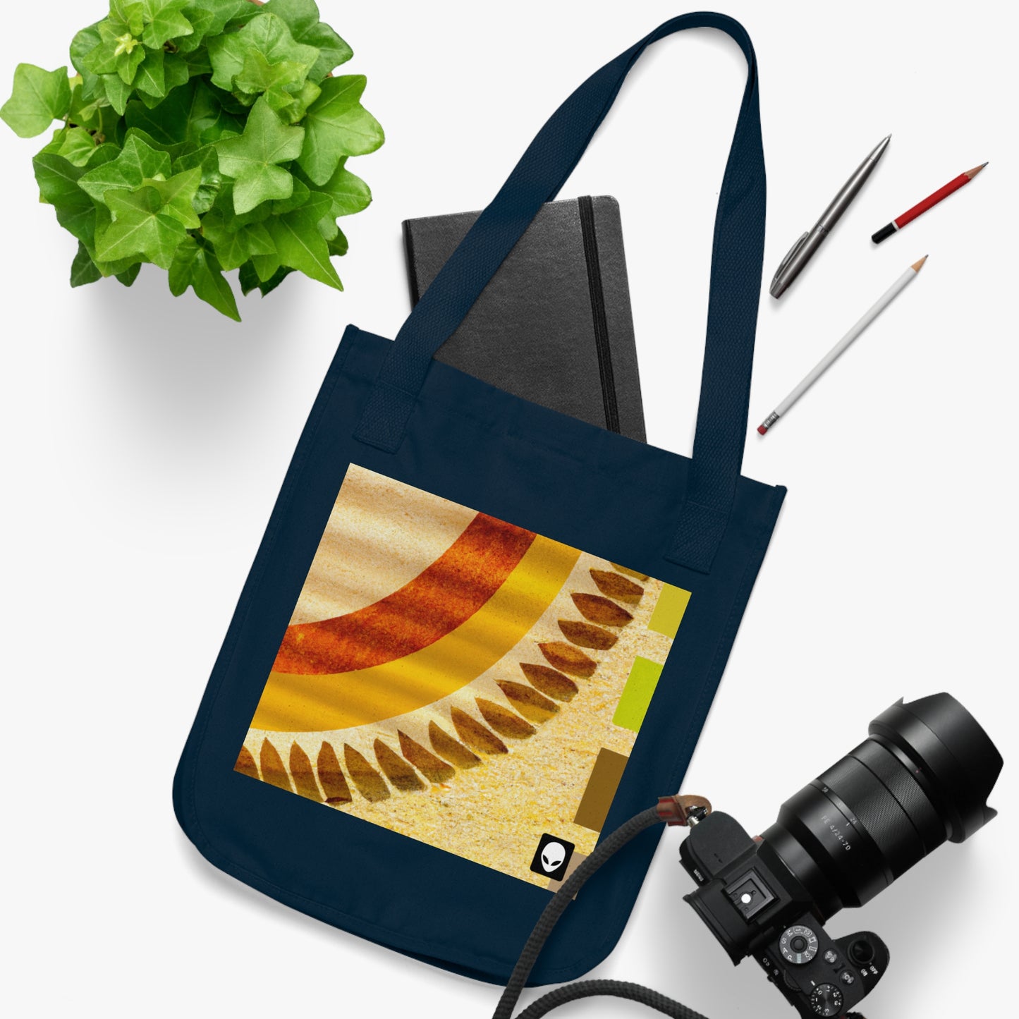 "Un mosaico natural: formas y colores de la Tierra" - The Alien Eco-friendly Tote Bag