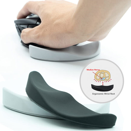 Ergonomische Maus-Handgelenkauflage, Mauspads, Silikongel, rutschfest, Streamline-Handgelenkauflage, Stützmatte, Computer-Mauspad für Büro, Gaming, PC-Zubehör