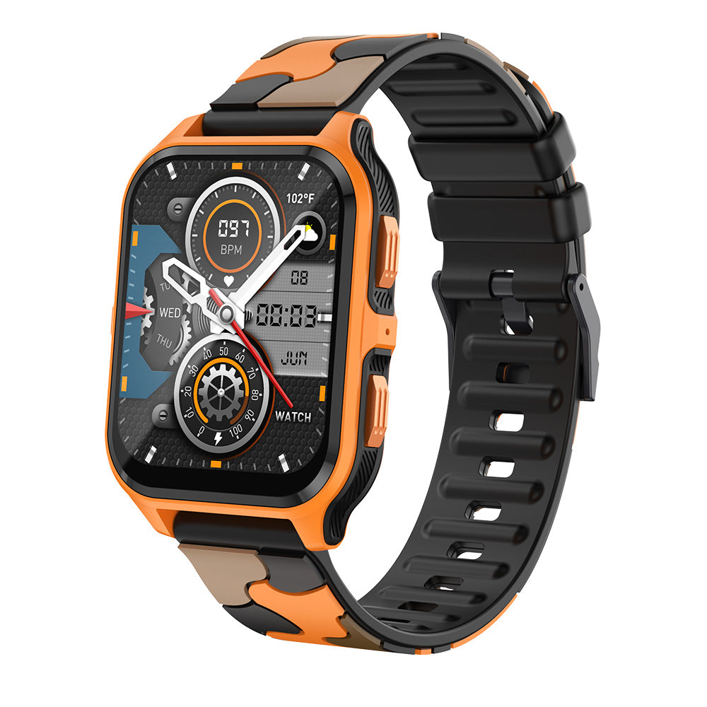 Nuevo reloj inteligente P73 con control del ritmo cardíaco y llamadas Bluetooth, reloj deportivo