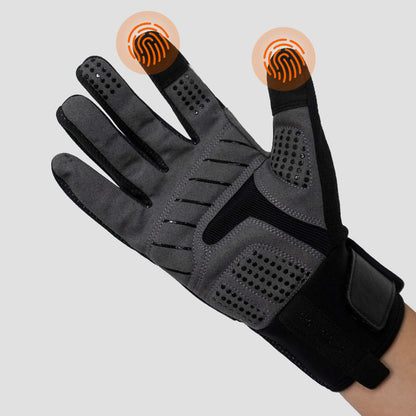 Guantes de montar para hombre, fundas para manillar de motocicleta acolchadas